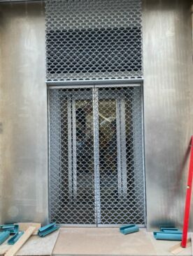 Rideau métallique de fermeture pour le restaurant Kei à Paris